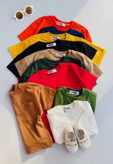 تیشرت رنگی ساده کد 12