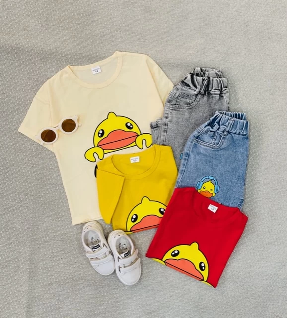 ست تیشرت شلوارک اردک کد23